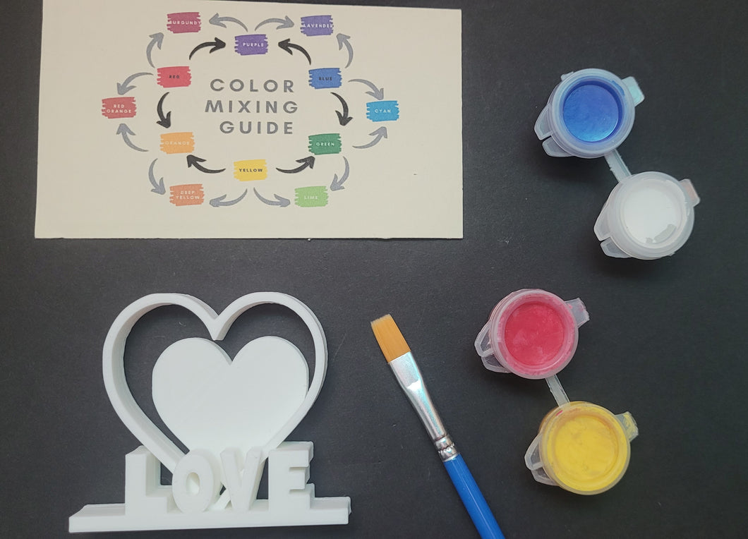 0222MKThree - February Paintable Mini Kit 3 (Personalized)